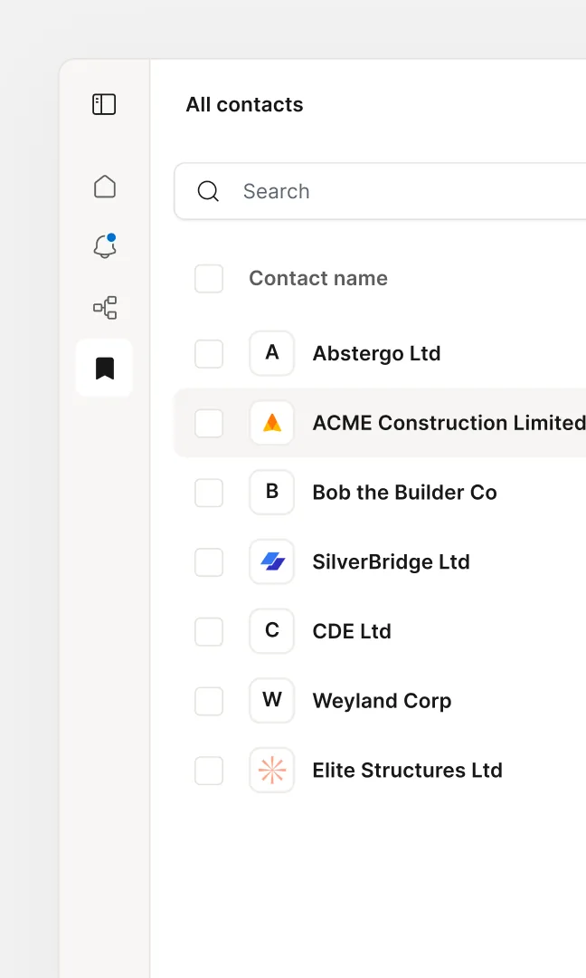 Grand - contact list