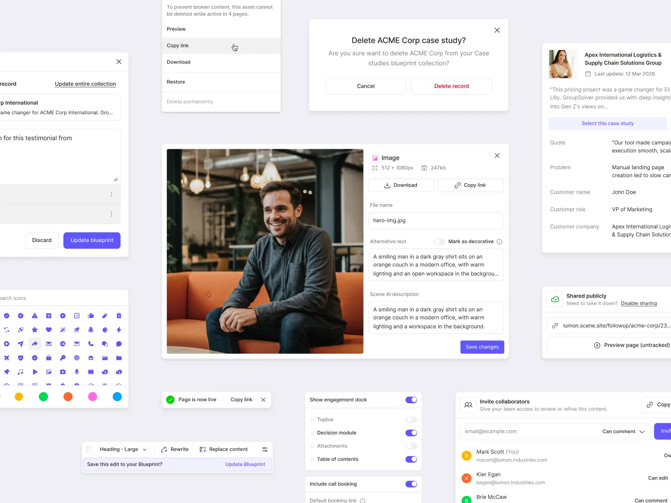Scene design system